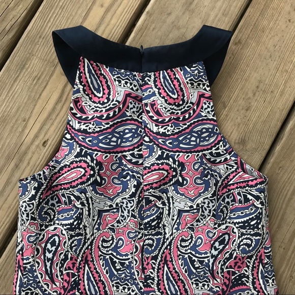 Vineyard Vines Paisley Silk Tank 0 XS - Picture 7 of 8